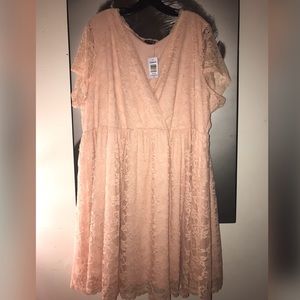 Torrid floral pattern dress.